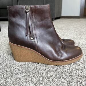 Cole Haan Brown Wedge Winter Boots